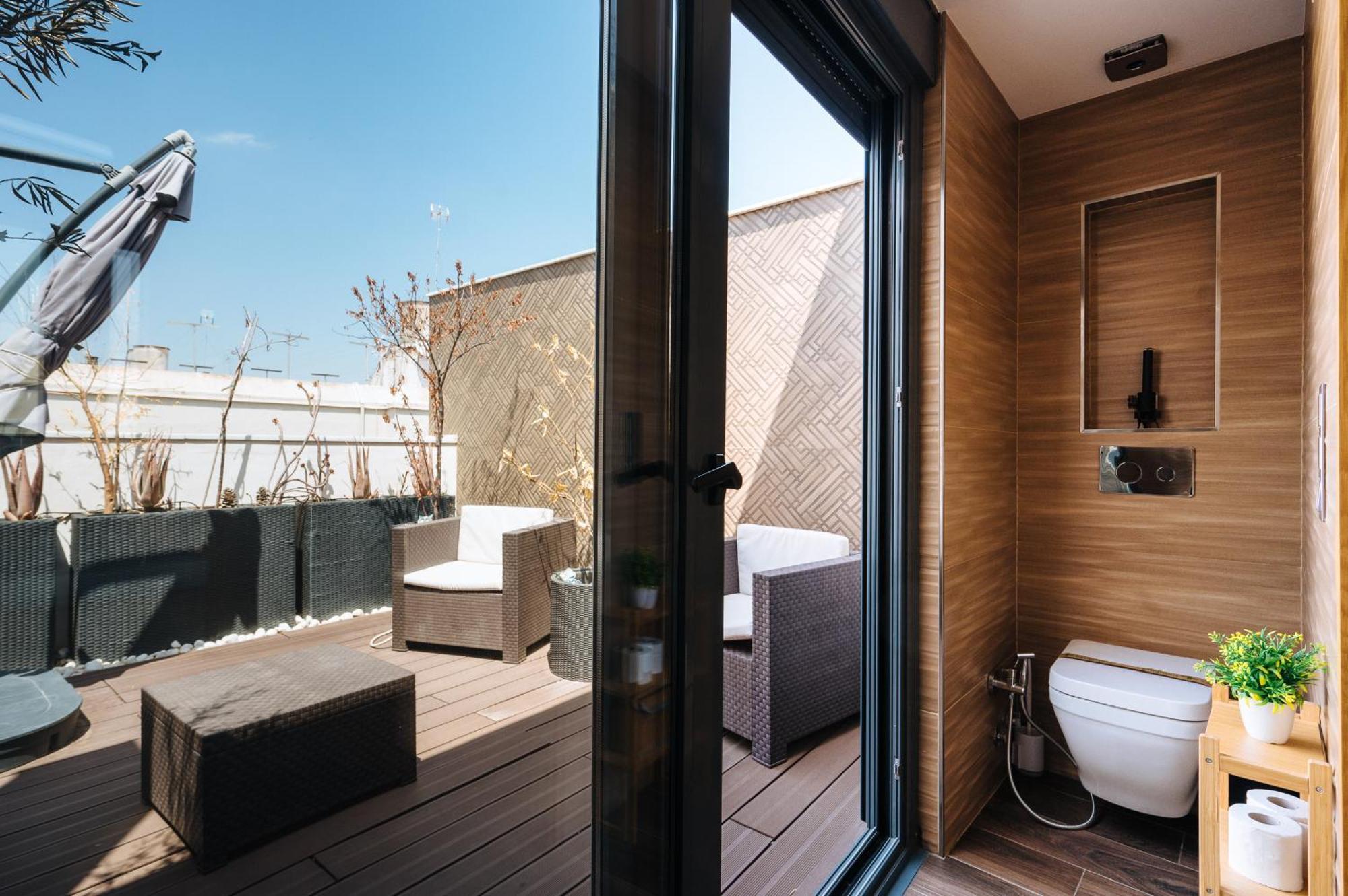Elegant Duplex 3 Master Bedrooms And Private Sevilla Eksteriør bilde